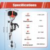 2 Stroke 2.3 HP Outboard Motor Short Shaft 52CC Fishing Boat Engine CDI System