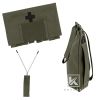 KRYDEX Seal Medical kit Pouch Tactical LBT9022 Quick Release Modular MOLLE Belt Outdoor Emergency Blow Out Storage Bag 5.5"*9"